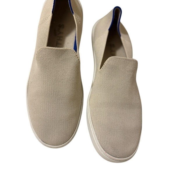 ROTHY\'S Tan Slip-On Shoes cream color in great conditions very clean. main image 8